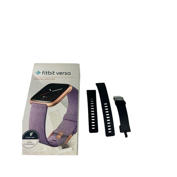 Fitbit Versa classic watch band black new - Picture 1 of 2